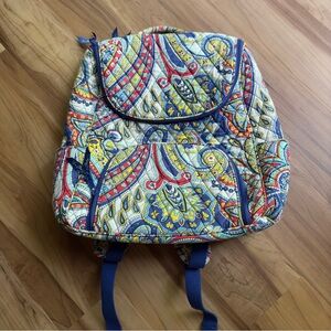 Vera Bradley vintage Paisley backpack diaper bag travel luggage